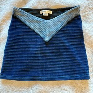Urban Outfitters Blue and Gray Mini Skirt